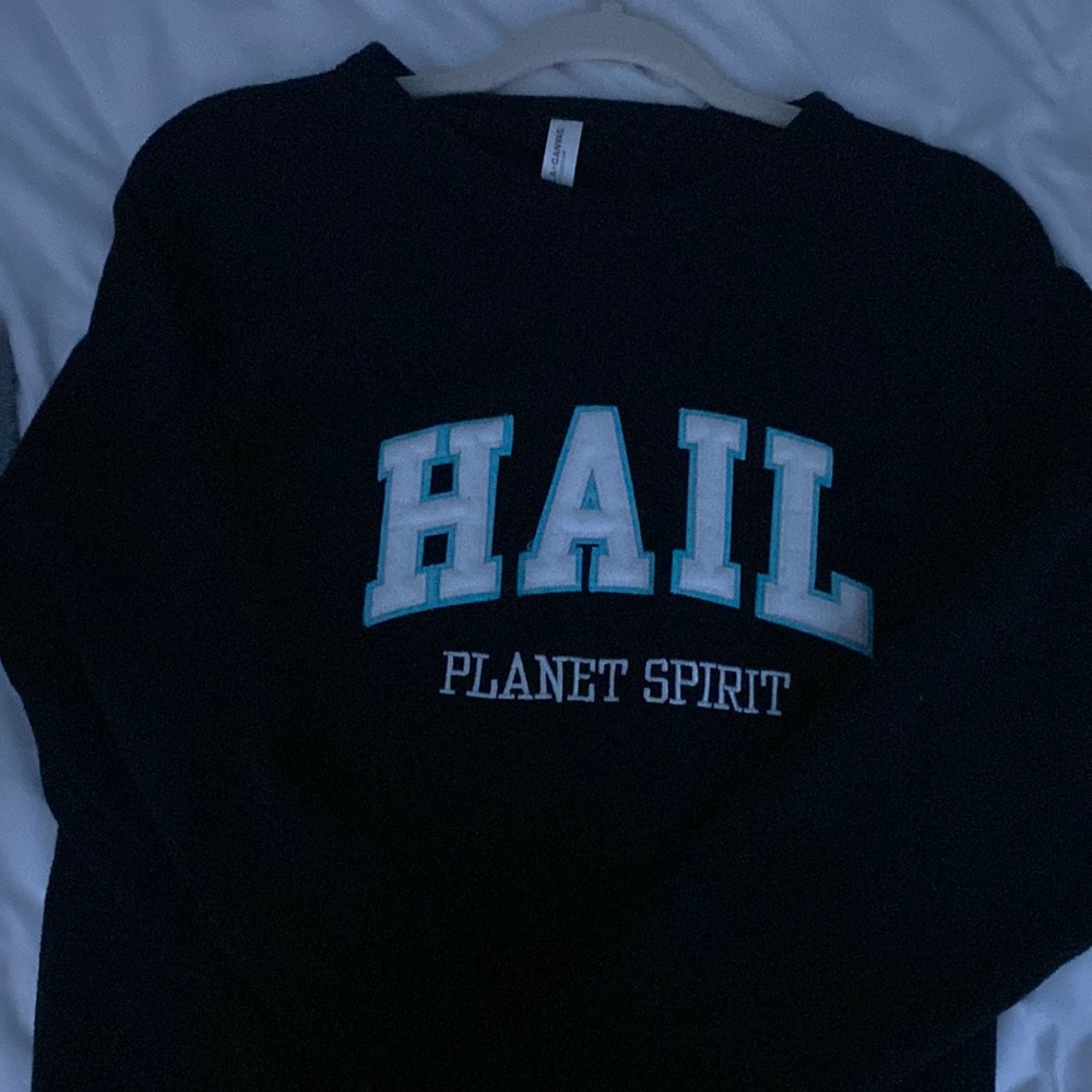 Black crew neck